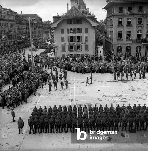 Image of Switzerland World War II Active Duty, 1945 (b/w photo)