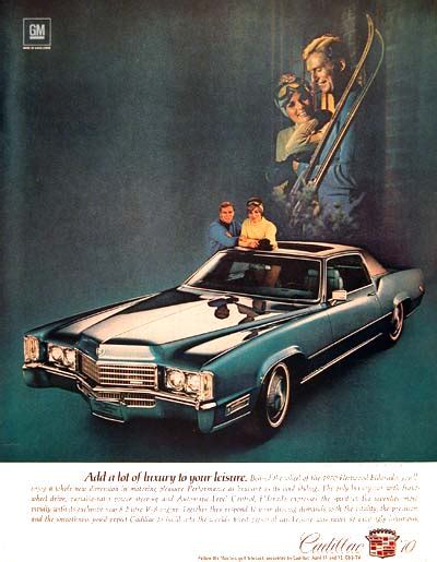 1970 Cadillac Fleetwood Eldorado Classic Vintage Print Ad