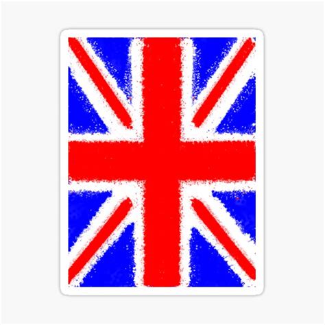 "British Flag" Sticker by clairedoherty | Redbubble