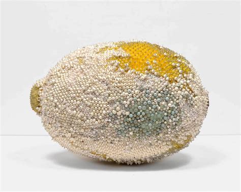 Moldy Fruit Recreated as Dazzling Beaded Art Sculptures