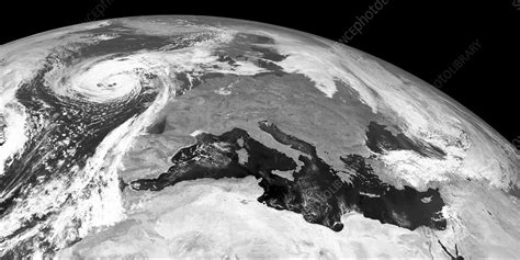 Storm Ophelia, satellite image - Stock Image - C037/4945 - Science ...