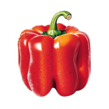 Red Bell Pepper Clipart Generative Ai, Vegetable, Food, Pepper PNG Transparent Image and Clipart ...