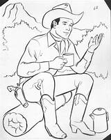 Country Western Coloring Pencil Pages sketch template