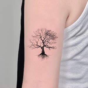 Ash Banyan Tree Temporary Tattoo, Fake Tattoo, Meaningful Tattoo ...