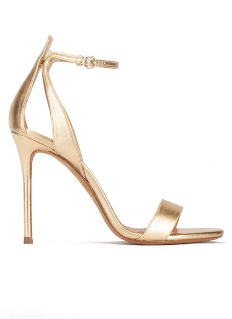 Gold Strappy Sandals - Office Harper Rose Gold Strappy Heeled Sandals ...