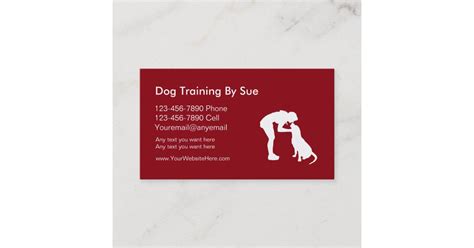 Dog Trainer Business Cards | Zazzle