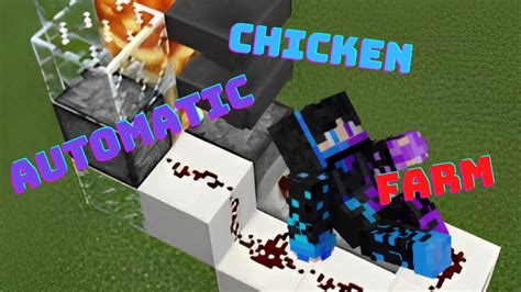 How to build an automatic chicken farm in Minecraft - YouTube