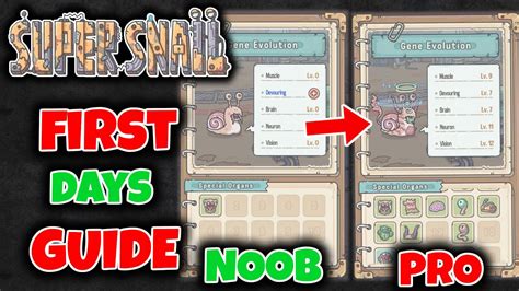 Super Snail Get the right Start! Tips and Tricks for New Players ...