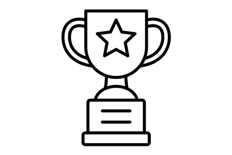 Trophy Outline Icon Graphic by Maan Icons · Creative Fabrica