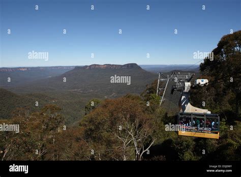 blue mountain cable car at Three Sisters is the Blue Mountains’ most spectacular landmark ...