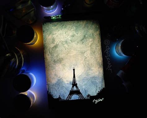 Glow in the Dark Paint Reveals Surprises in Paintings When Lights Go Out