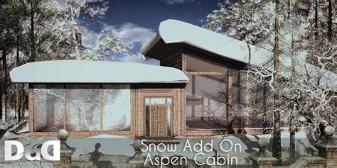 Snow Add On Aspen Cabin – DaD -Virtual Living