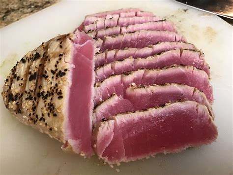 Seared Bluefin Tuna Steak [homemade] : food