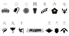 14 Beautiful Bleach captain symbols & Tattoos ideas | bleach captains ...