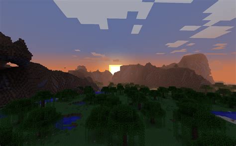 Minecraft 1.8 Sunset by Caboose6789 on DeviantArt