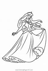 Disney Princess Aurora Coloring Page For Kids  Free Sleeping Beauty sketch template