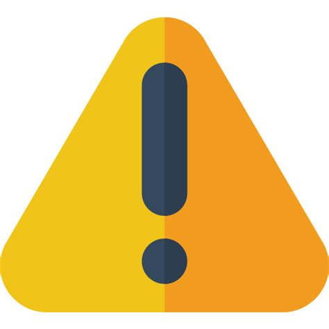 Warning Basic Miscellany Flat icon