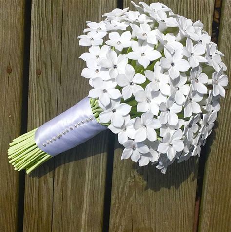 stephanotis bouquet wedding hair | Handmade PaPer FloweRs by Maria Noble