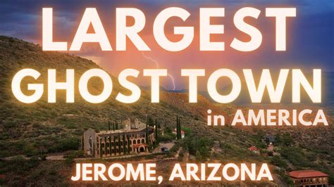 Jerome Arizona Ghost Town Tour - YouTube