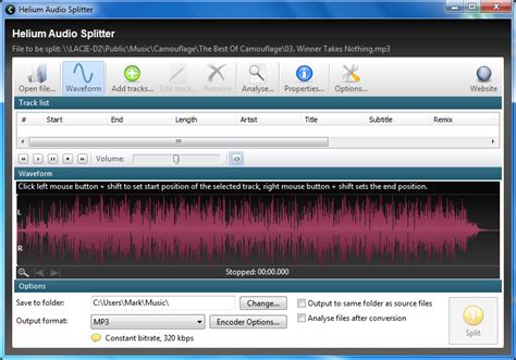 Download Helium Audio Splitter 1.9.0.343 for PC / Windows