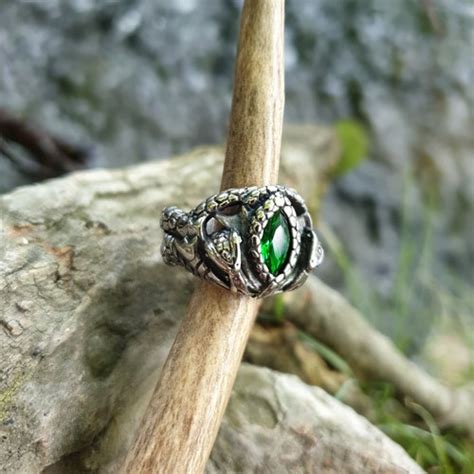 Aragorn's Ring of Barahir Ring Barahir Snake Ring Elvish - Etsy