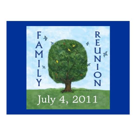 Family Reunion Postcards & Postcard Template Designs | Zazzle