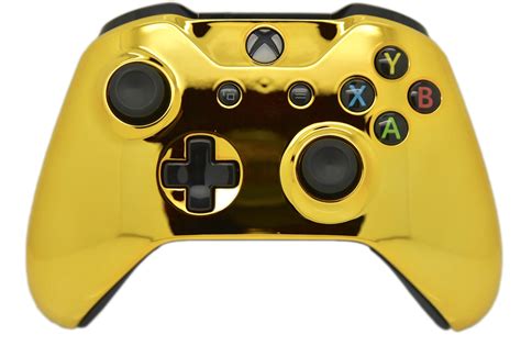 Gold Chrome Xbox One S Controller