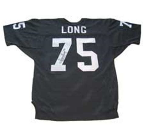 Howie Long Autographed Authentic Oakland Raiders Old Style Black Jersey ...