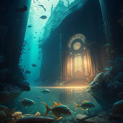 ArtStation - The Lost City of Atlantis: A Digital Painting Depicting its Mysterious Fate 5 ...