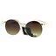 Womens Sunglasses Metal Wire Frame Round Wing Top Fashion Shades | eBay