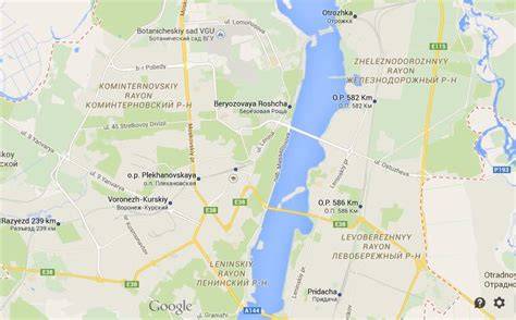 Map of Voronezh