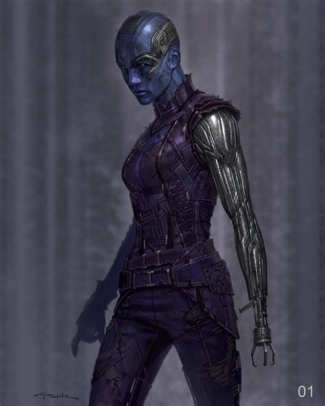 Image - GotGV2 Concept Art Nebula.jpg | Marvel Cinematic Universe Wiki ...