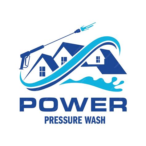 Premium Vector | Pressure power wash spray logo design Professional ...