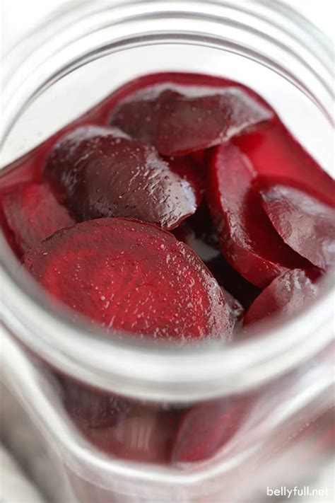 Easy Refrigerator Pickled Beets - Belly Full