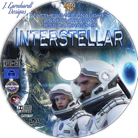 Interstellar DVD Label (2014) R1 Custom Art