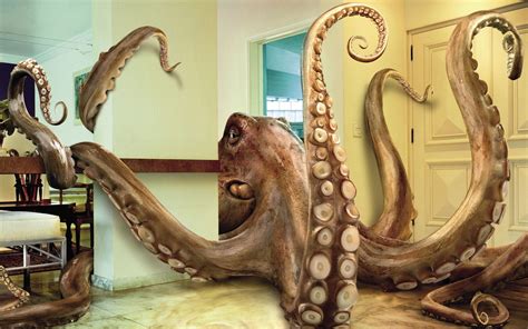 Brown octopus painting, digital art, octopus HD wallpaper | Wallpaper Flare