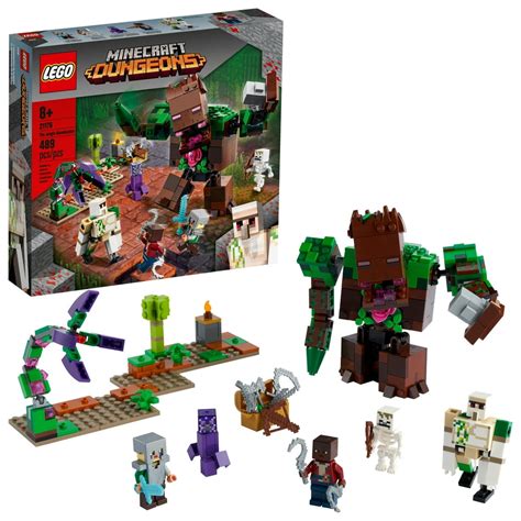 LEGO Minecraft The Jungle Abomination 21176 Building Toy Playset (487 Pieces) - Walmart.com ...