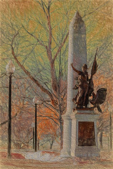 Crispus Attucks Monument Painting by Thomas Logan | Fine Art America