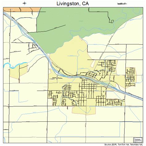 Livingston California Street Map 0642006