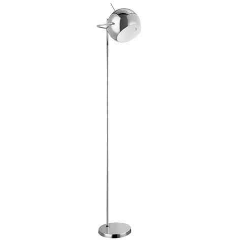 Silver Floor Lamp | Industrial Lighting | HomesDirect365