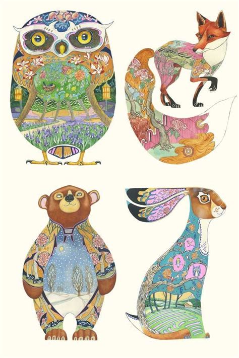 Top 10 Woodland Animals- Facts and Stories | Animal art, Whimsical art, Animals