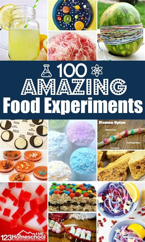 100 AMAZING Food Experiments for Kids - Chemistry, Biology, Physics ...