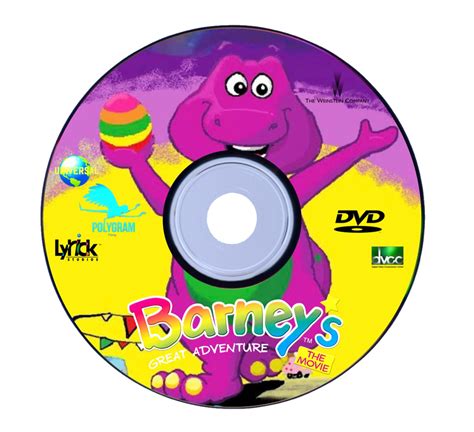 Barney's Great Adventure DVD Disc (Animated) by Collegeman1998 on ...