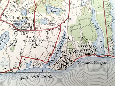 Falmouth ma map