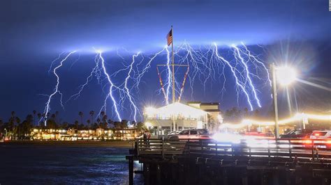 Southern California storm: photos capture lightning's dramatic show - CNN