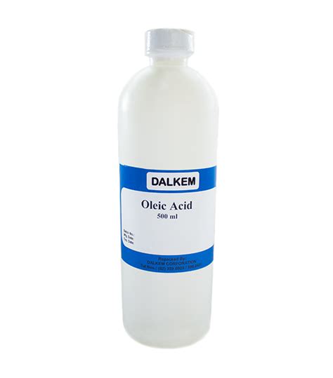 Oleic Acid 500 mL | Store - Online Industrial Chemical Supplier