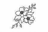 Flower Outline Vector Coloring Page Graphic By Coxvect · Creative Fabrica sketch template