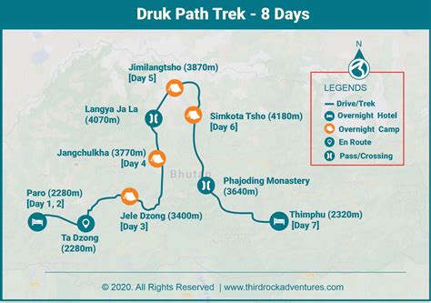 Druk Path Trek 8 Days - Third Rock Adventures