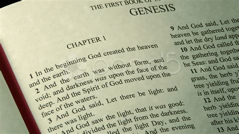 Book Of Genesis Chapter 1