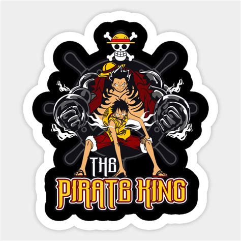 The Pirate King - Onepiece - Sticker | TeePublic